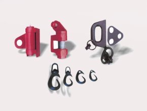 Crane hook and lifting assembly for deck cranes