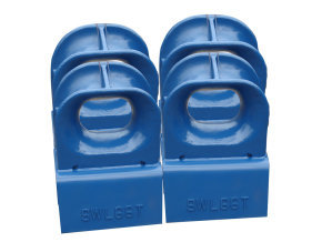 Panama chock for large diameter mooring lines